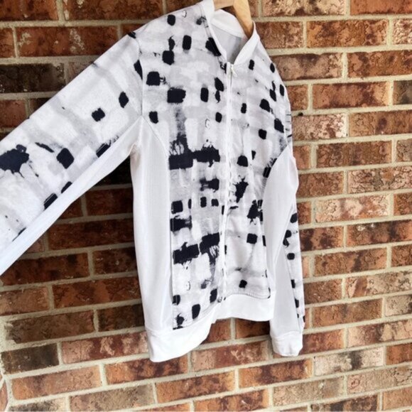 Lululemon Noir Jacket IIGhost Weave White Black / White - Picture 12 of 14